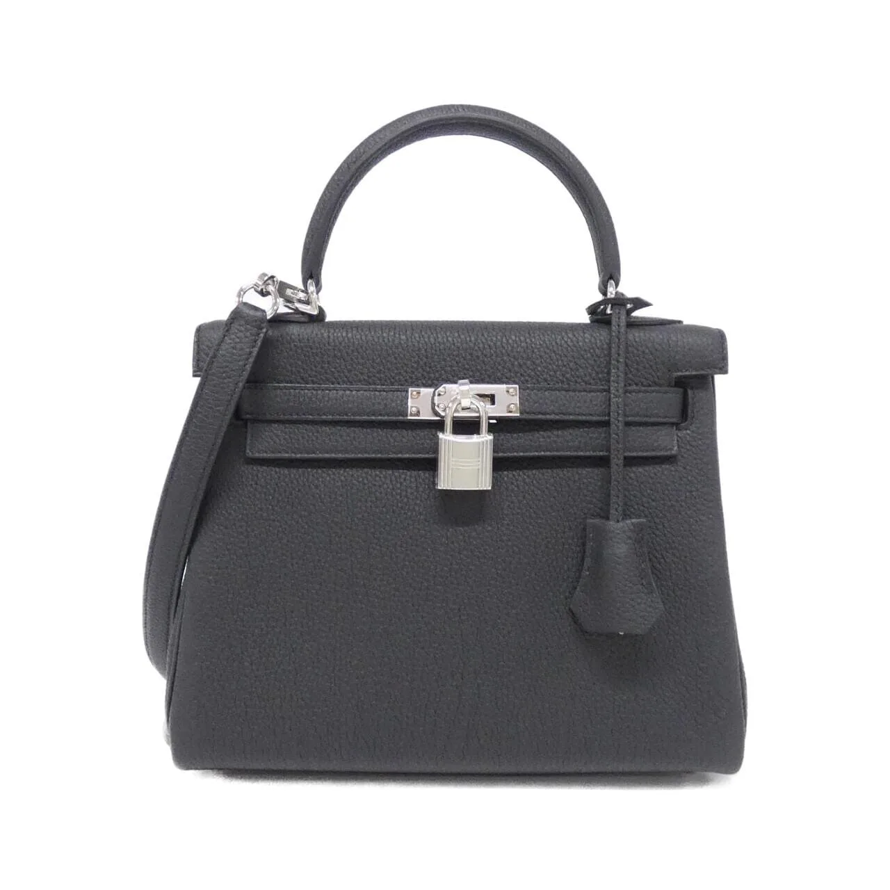 HERMES Kelly 044624CK Handbag Togo