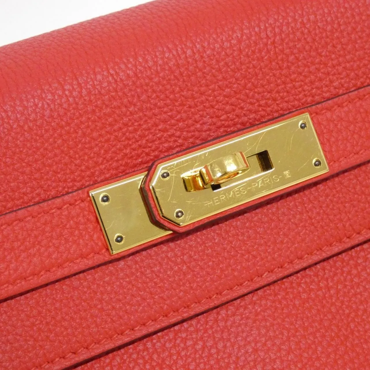 HERMES Kelly 027630CC Handbag Togo 4