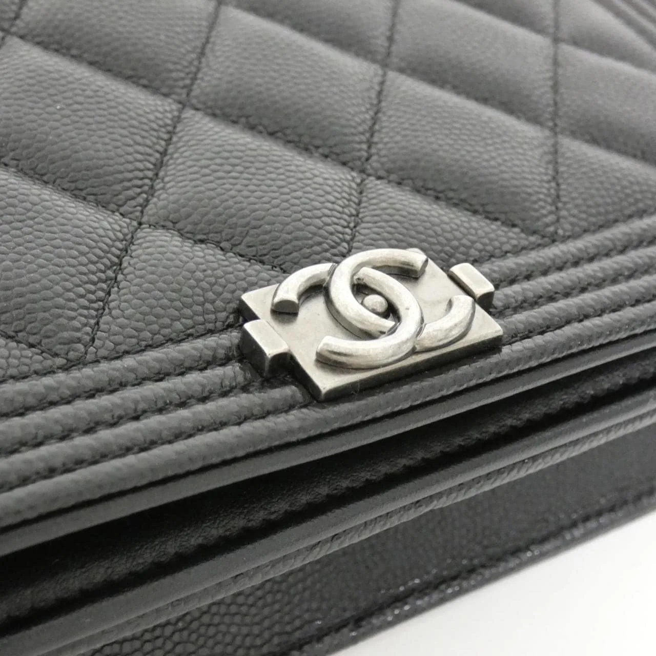 CHANEL Boy Chanel AP1117 Wallet Grained Calfskin 4