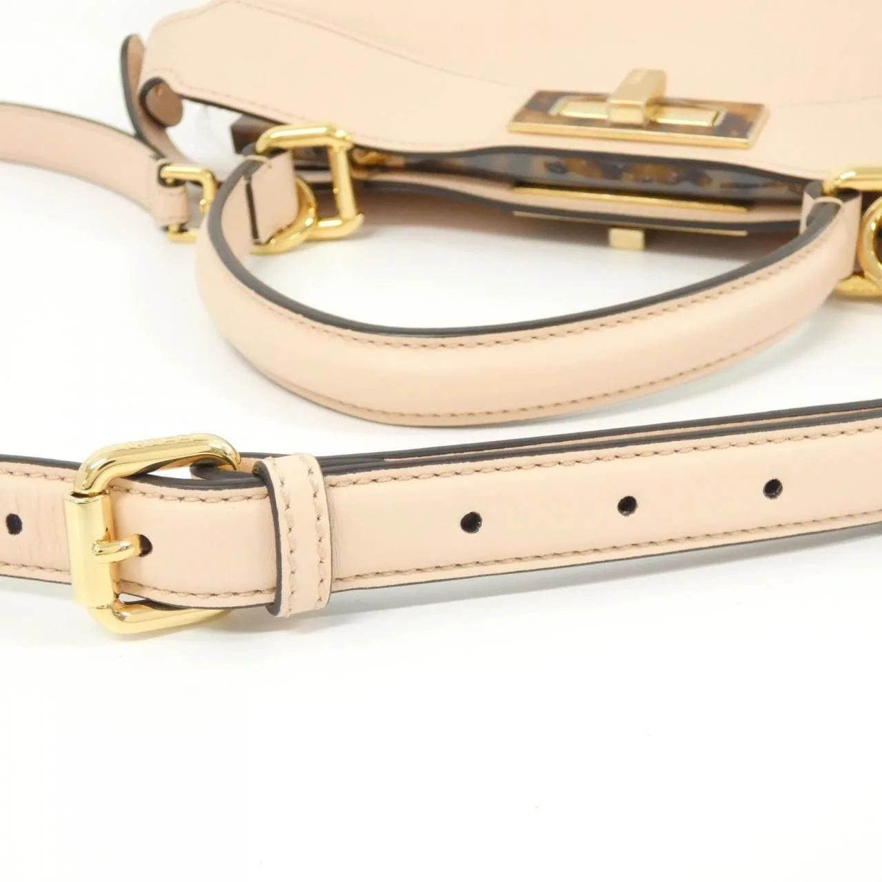 FENDI Peekaboo 8BN321 AF2J Handbag 黑色 中古品A - 縮圖 6