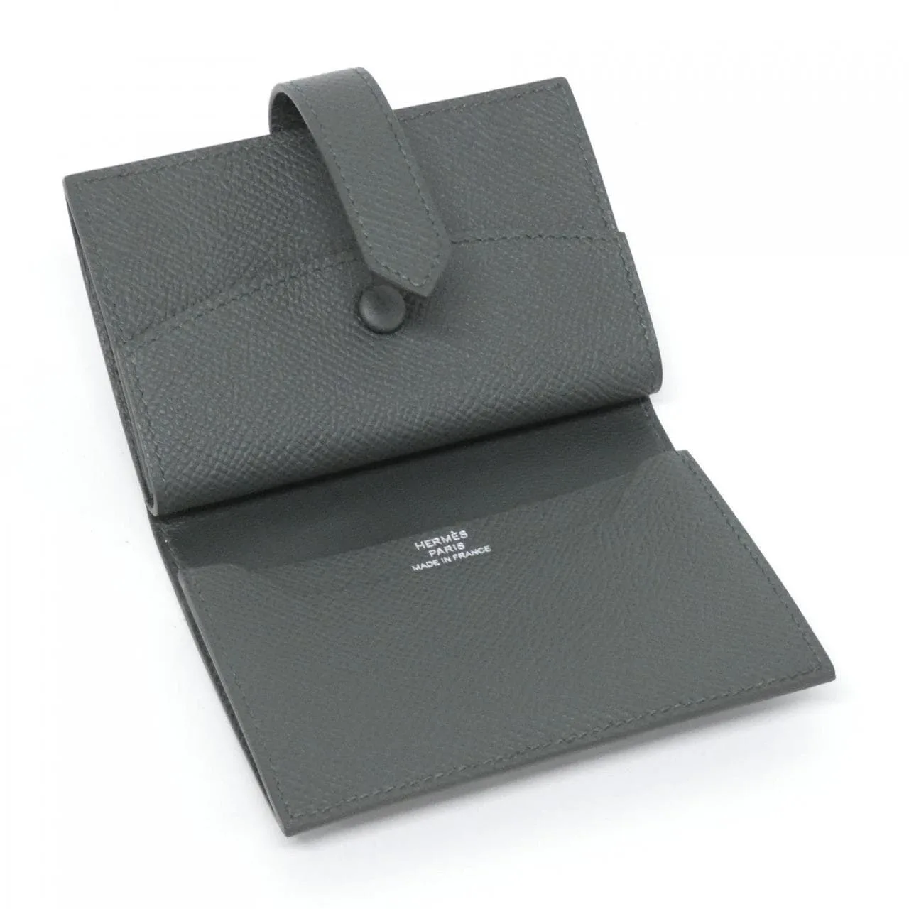 HERMES 039796CK 銀包 Epsom 4