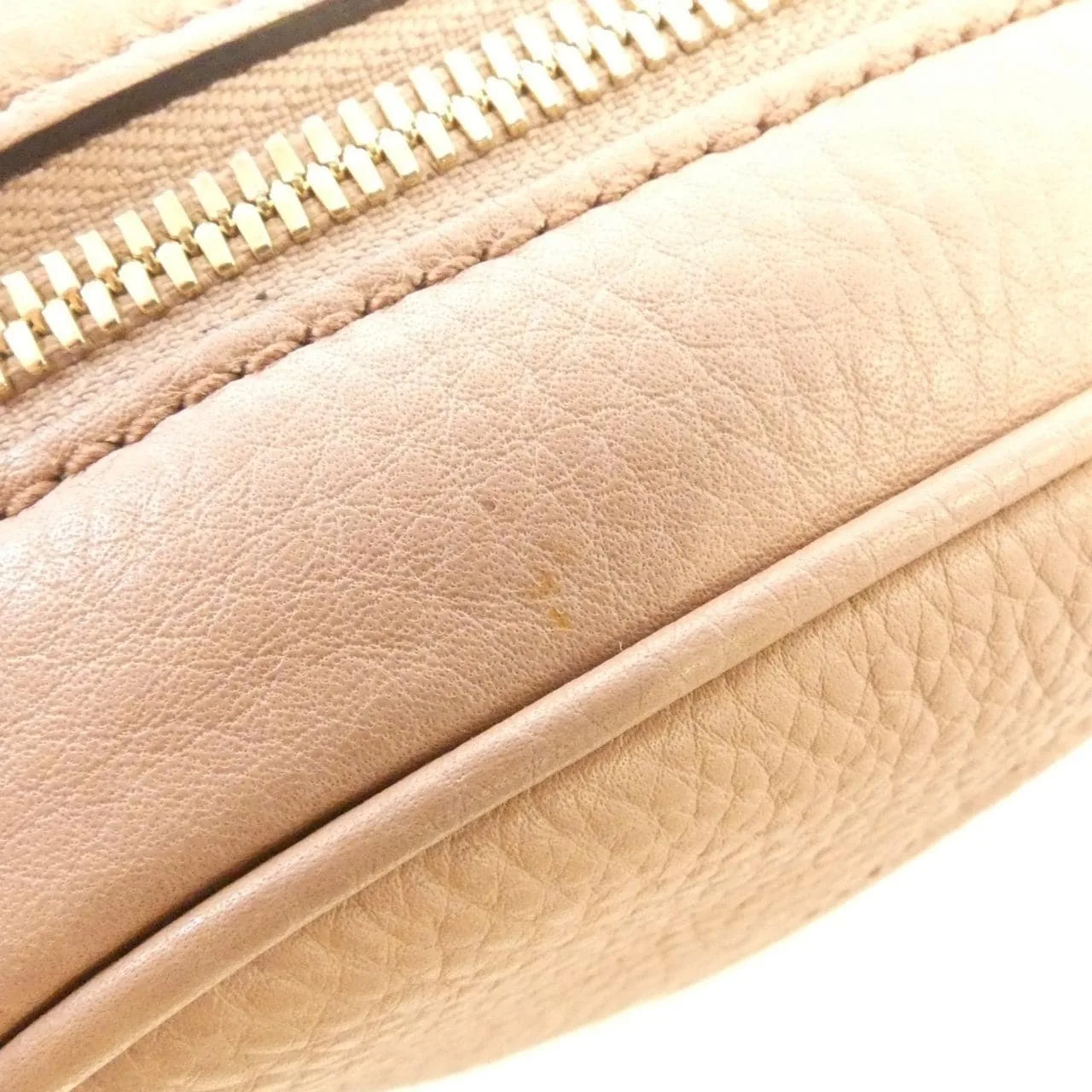 GUCCI Soho 308364 A7M0G Shoulder Leather 黑色 皮革 中古品A - 縮圖 5