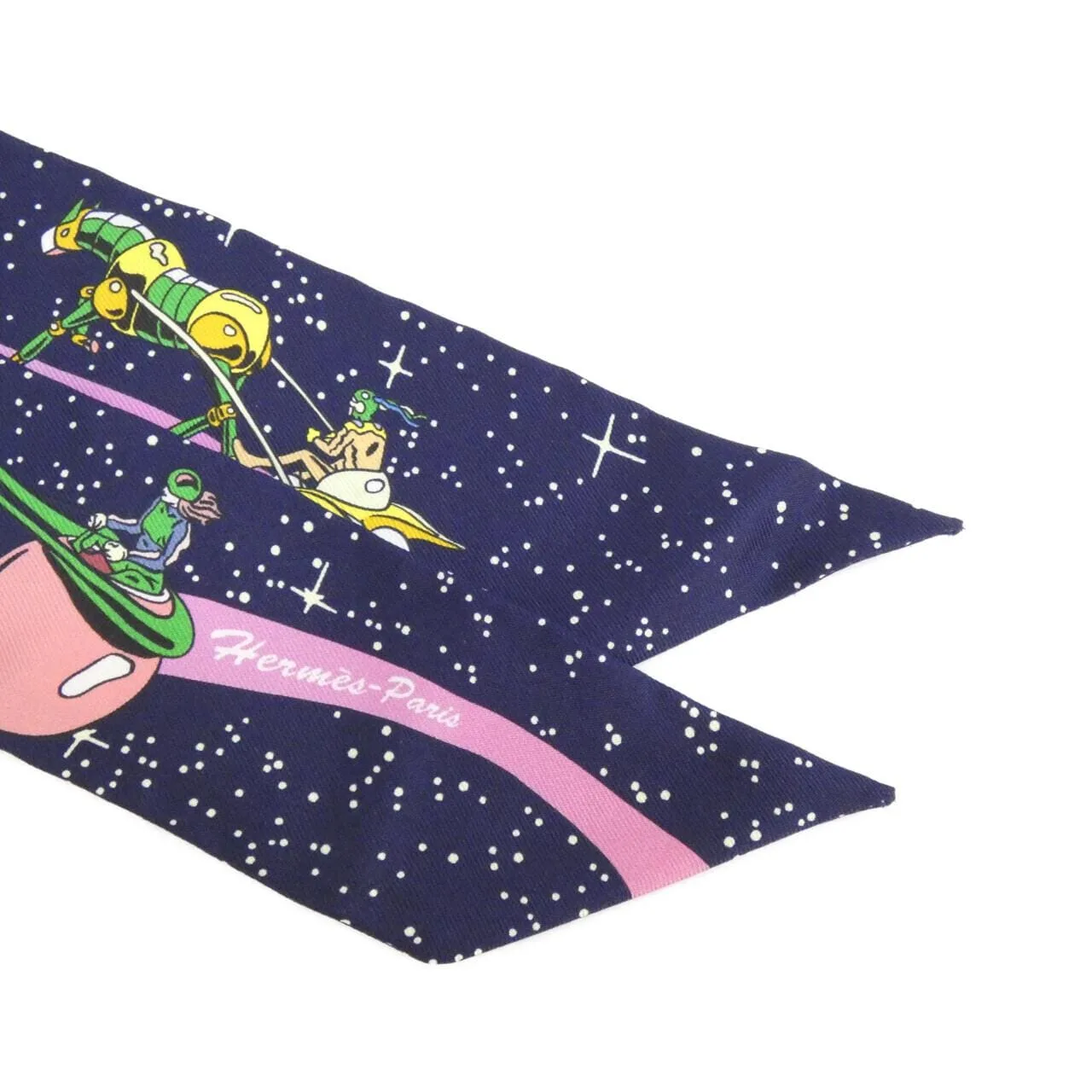 HERMES 063573S Scarf Black Rank A - Thumbnail 2