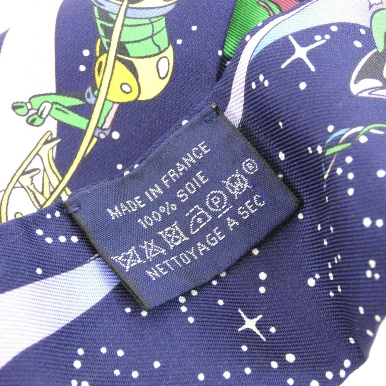 HERMES 063573S Scarf Black Rank A - Thumbnail 3