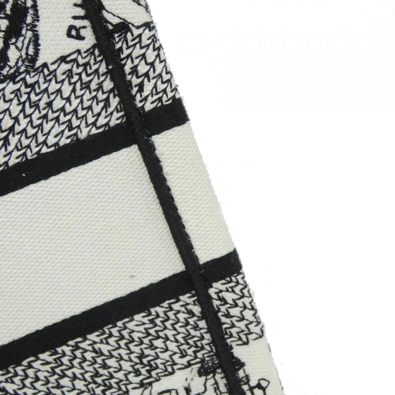 DIOR Book Tote M1286ZOMP Tote Canvas Black Canvas Rank A - Thumbnail 5
