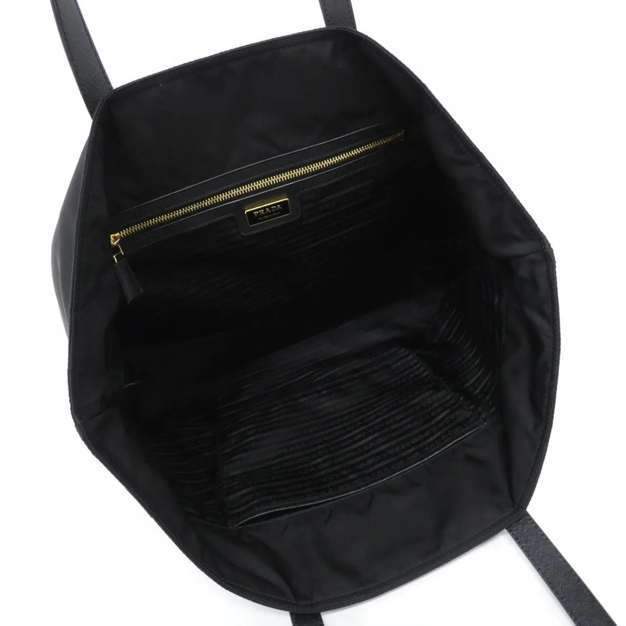 PRADA 1BG527 Handbag 黑色 中古品A - 縮圖 7