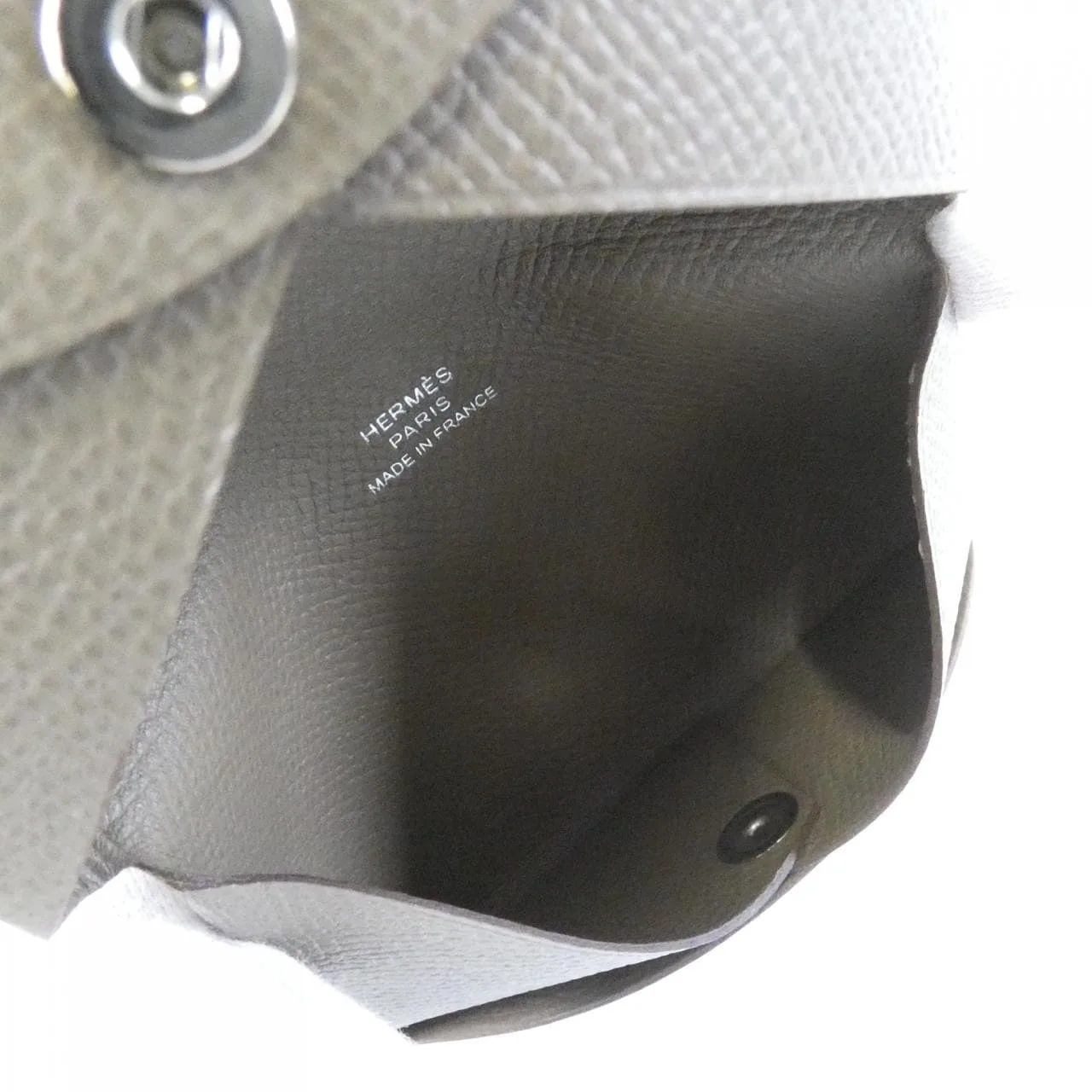 HERMES 044164CK Card Case Epsom Etoupe Epsom Leather Rank B - Thumbnail 7