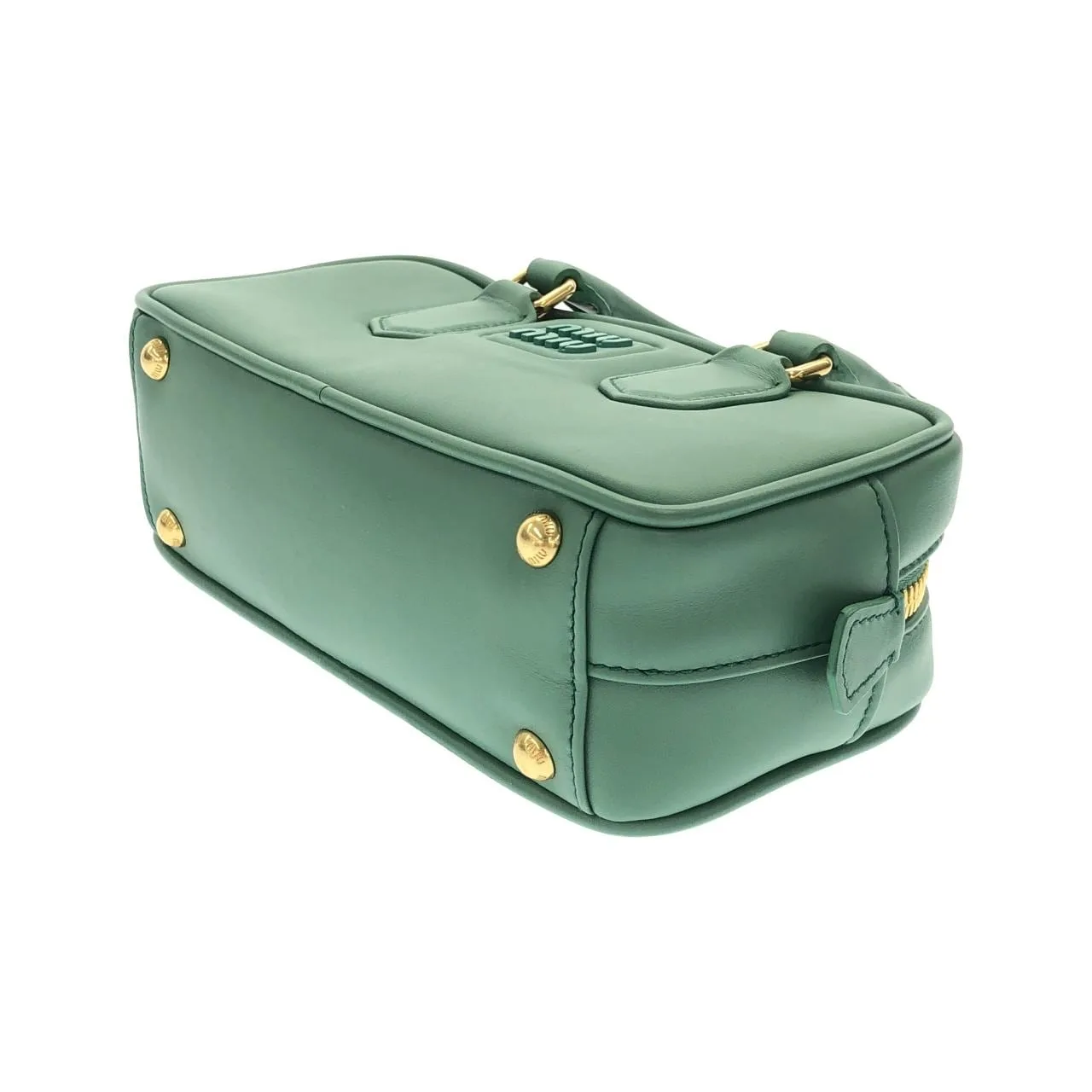 MIU MIU 5BB142 手提包 黑色 中古品A - 縮圖 3