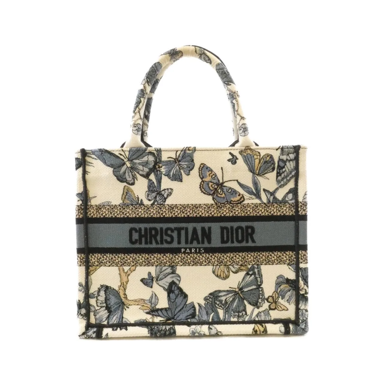 DIOR Handbag Canvas Blue