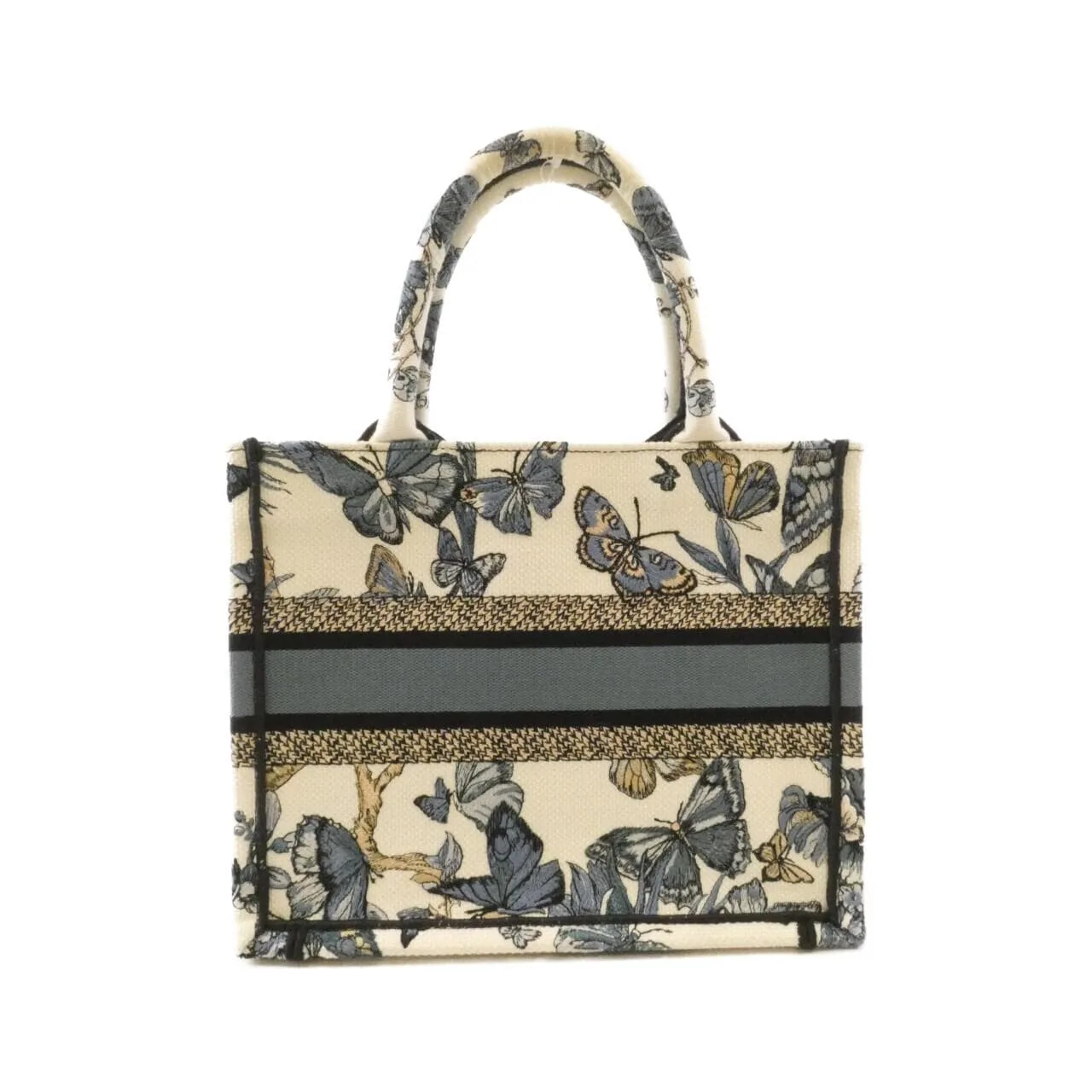 DIOR Handbag Canvas 藍色 帆布 - 縮圖 2
