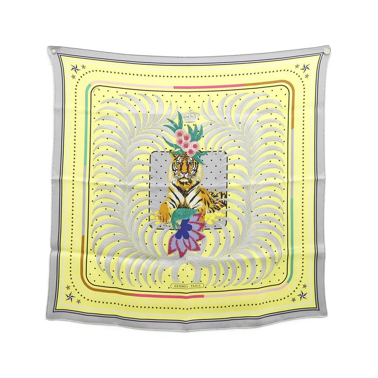 HERMES Scarf Black