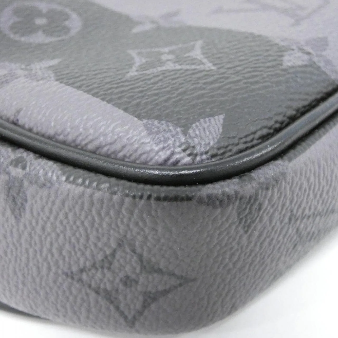 LOUIS VUITTON Eclipse M59338 Shoulder Monogram 黑色 Monogram 中古品A - 縮圖 3