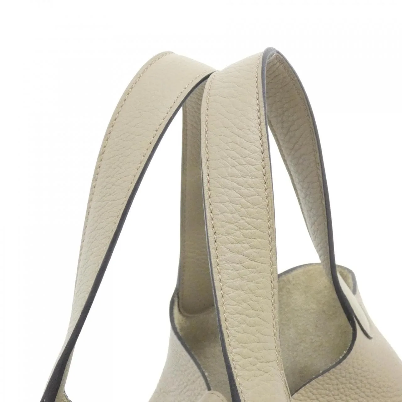 HERMES Picotin 060991CK Handbag Clemence 4