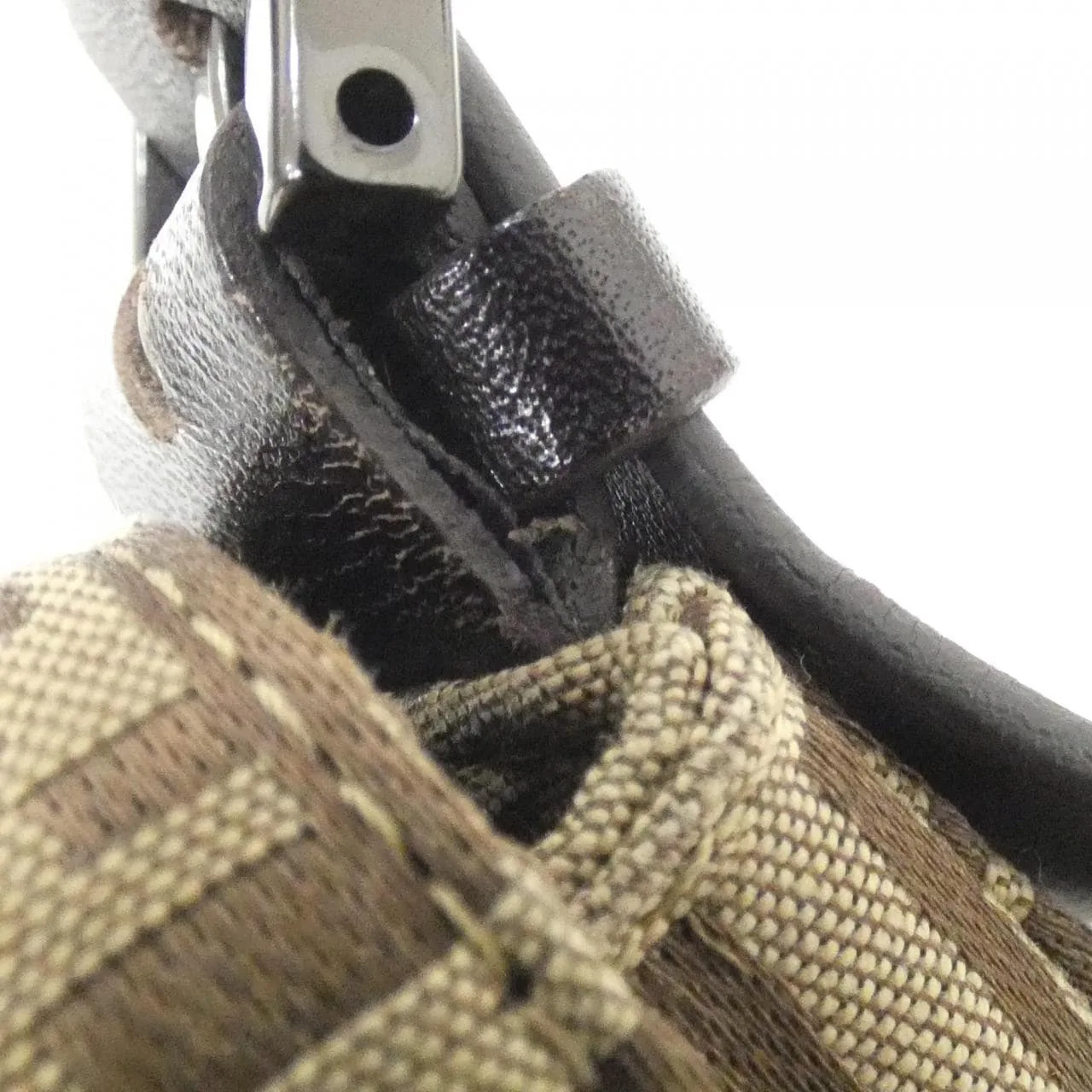 FENDI Baguette 8BR001 NY1 Shoulder Canvas Black Canvas - Thumbnail 7