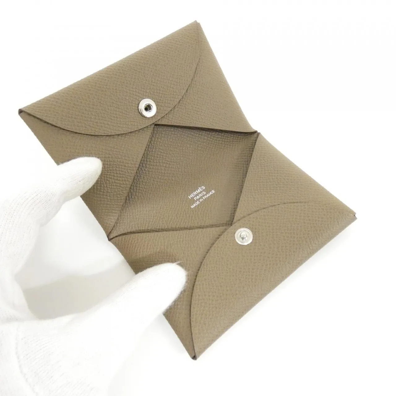 HERMES 044164CK Card Case Epsom 2