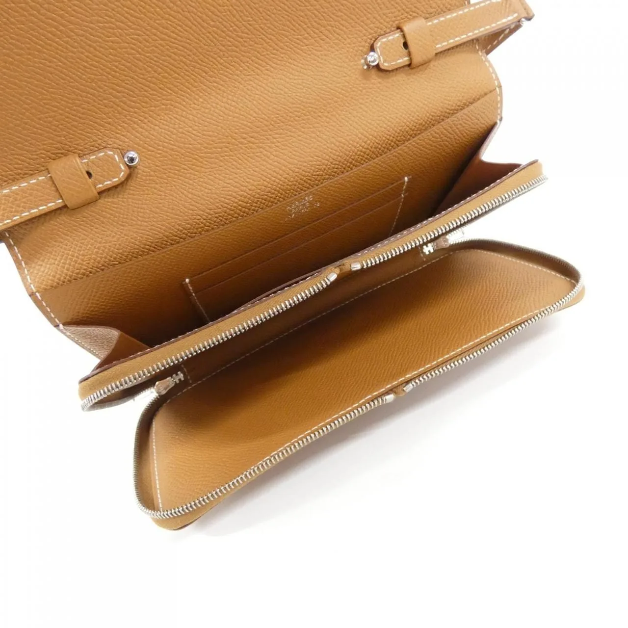 HERMES 086037CK 銀包 Epsom 5