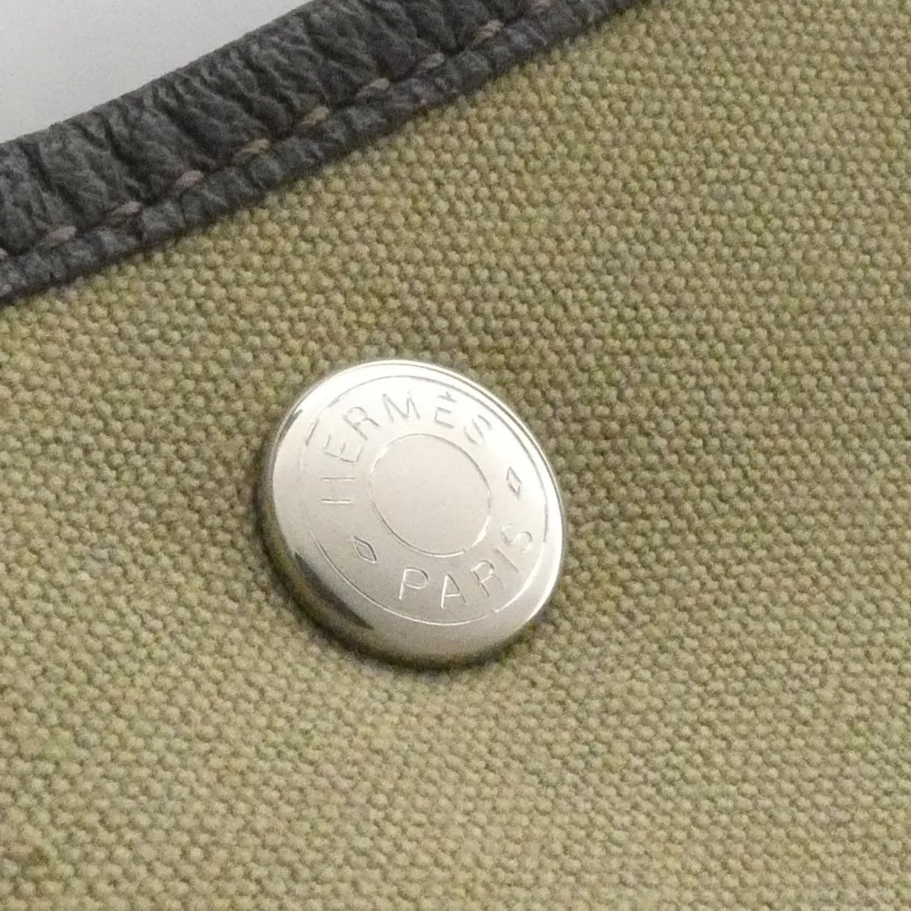 HERMES Garden Party 061148CK Tote Brown Rank B - Thumbnail 5