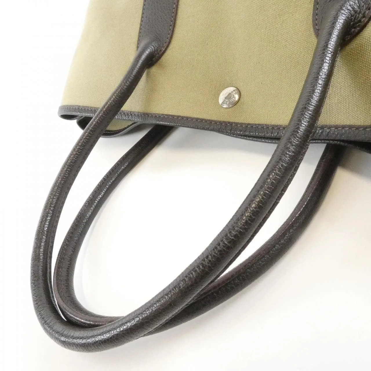 HERMES Garden Party 061148CK Tote Brown Rank B - Thumbnail 6