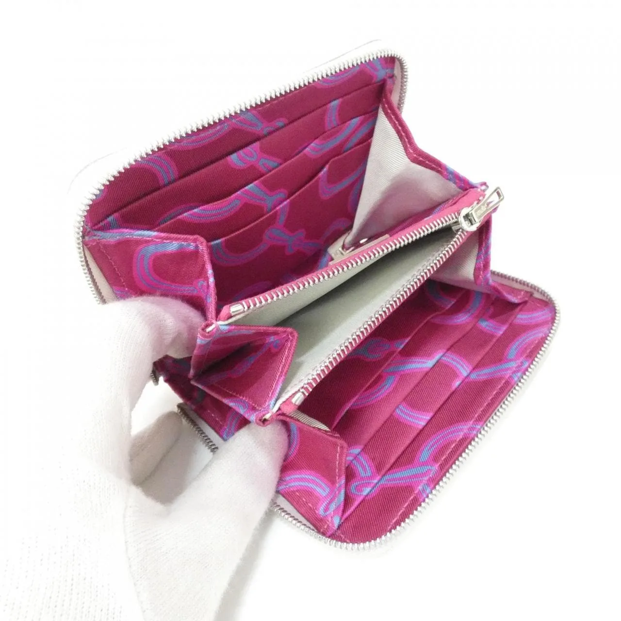 HERMES 084537CK 銀包 Epsom 5