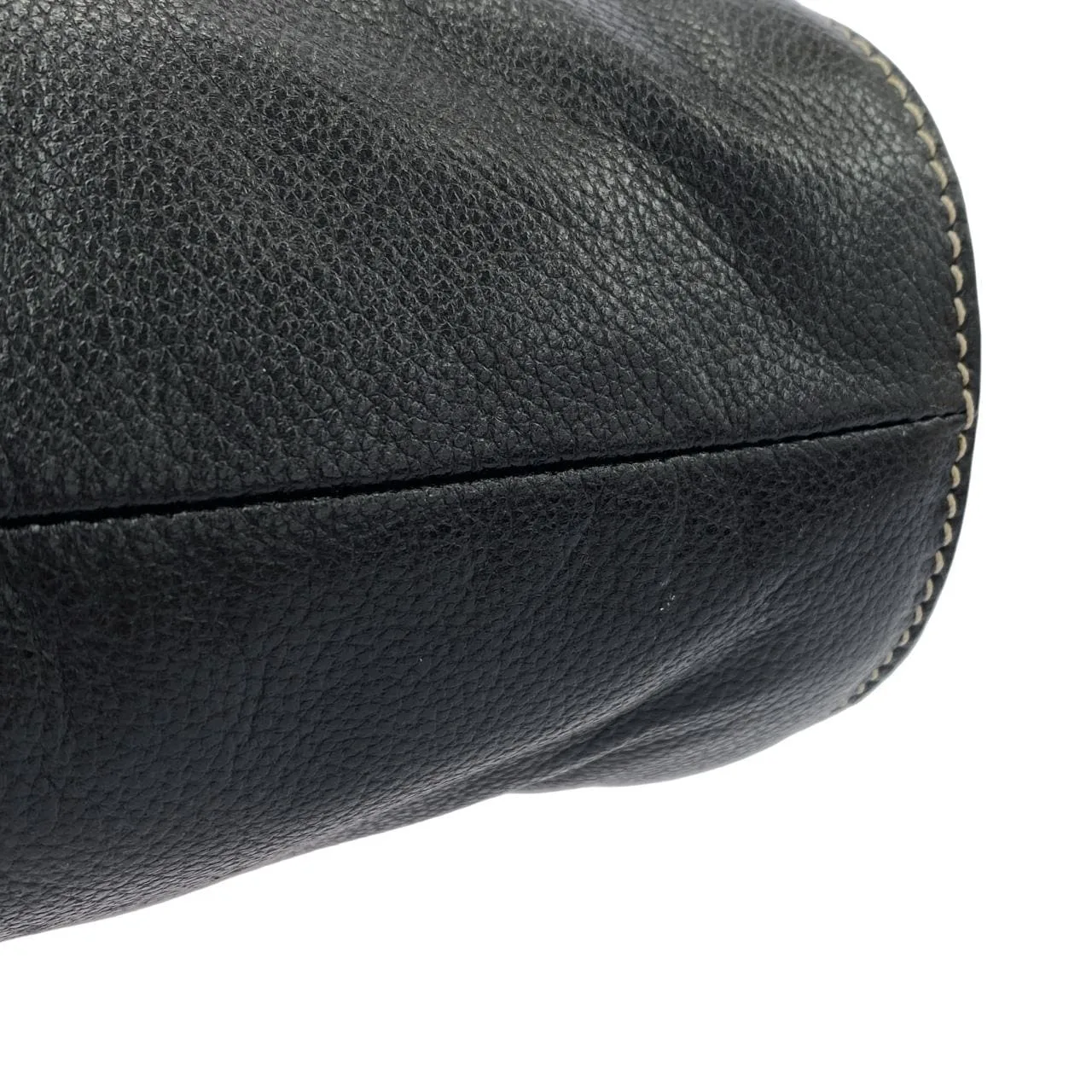 LOEWE Handbag Leather Black Leather Rank A - Thumbnail 3