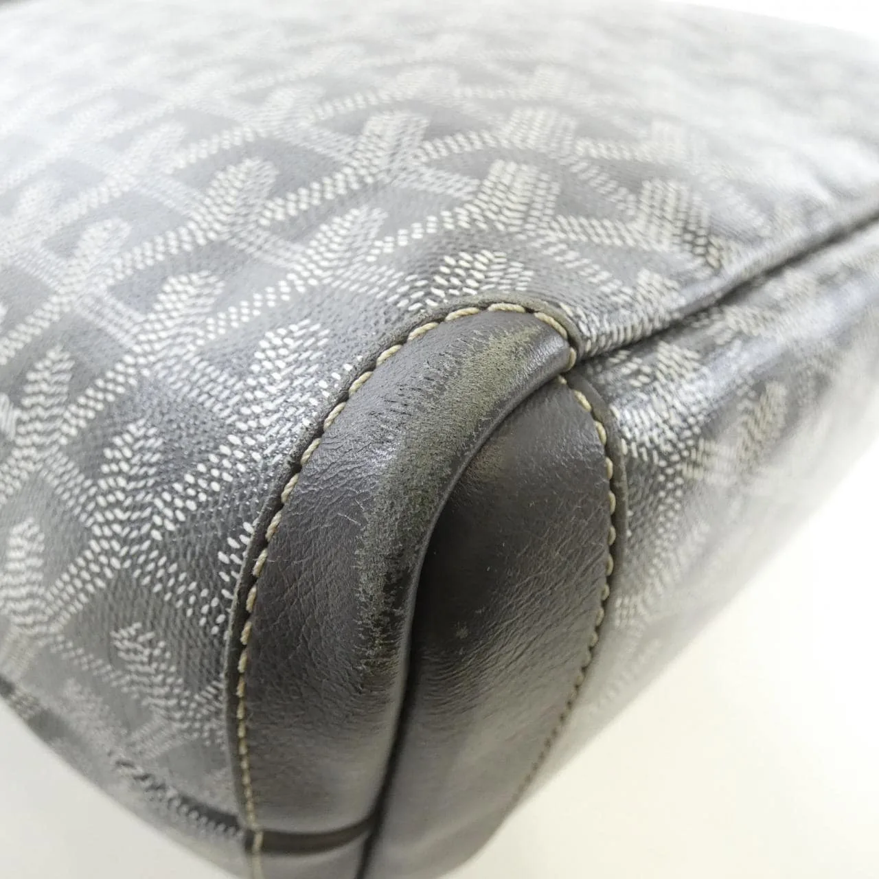 GOYARD Artois AMA ARTOIS PM 手提包 帆布 灰色 帆布 中古品B - 縮圖 3