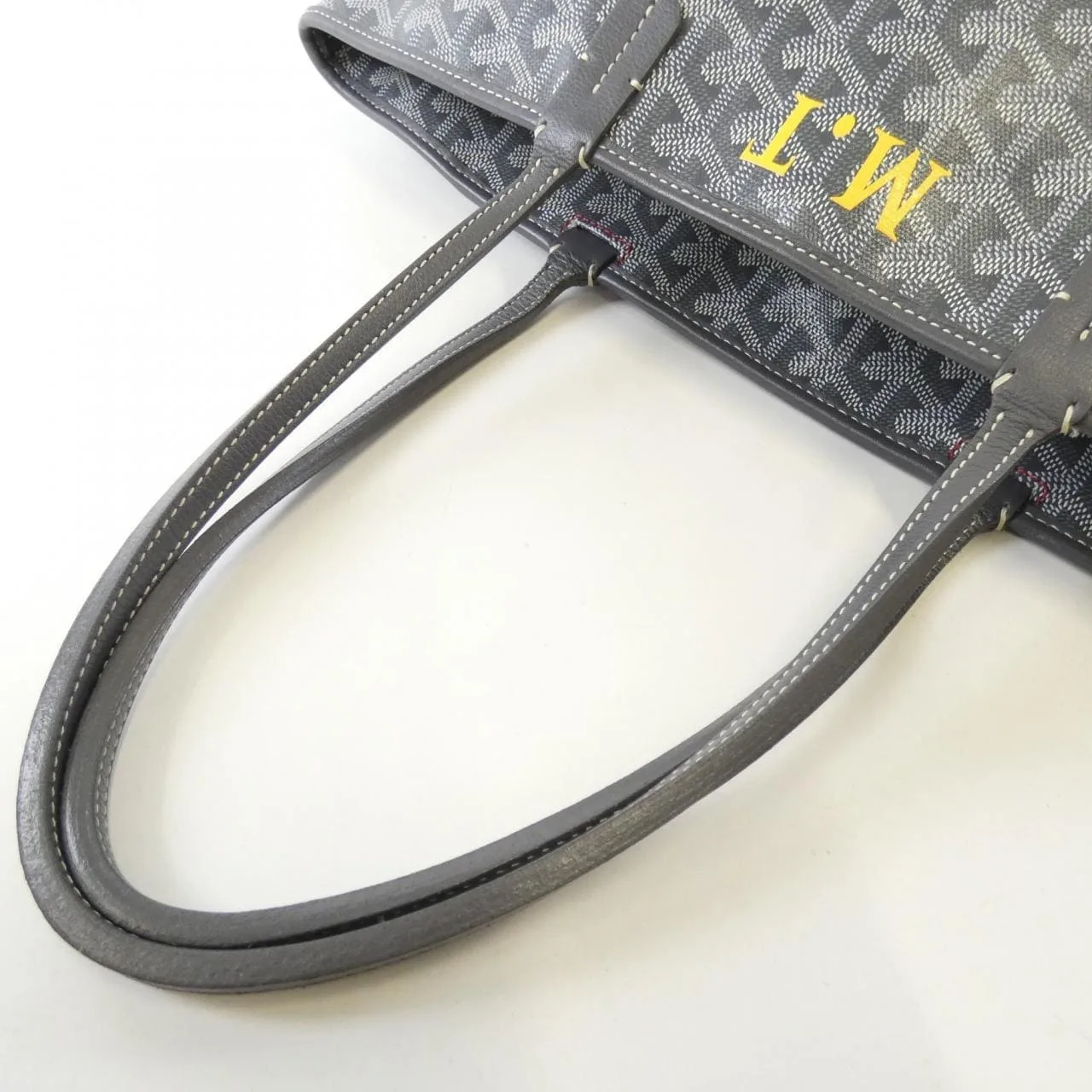 GOYARD Artois AMA ARTOIS PM 手提包 帆布 灰色 帆布 中古品B - 縮圖 6