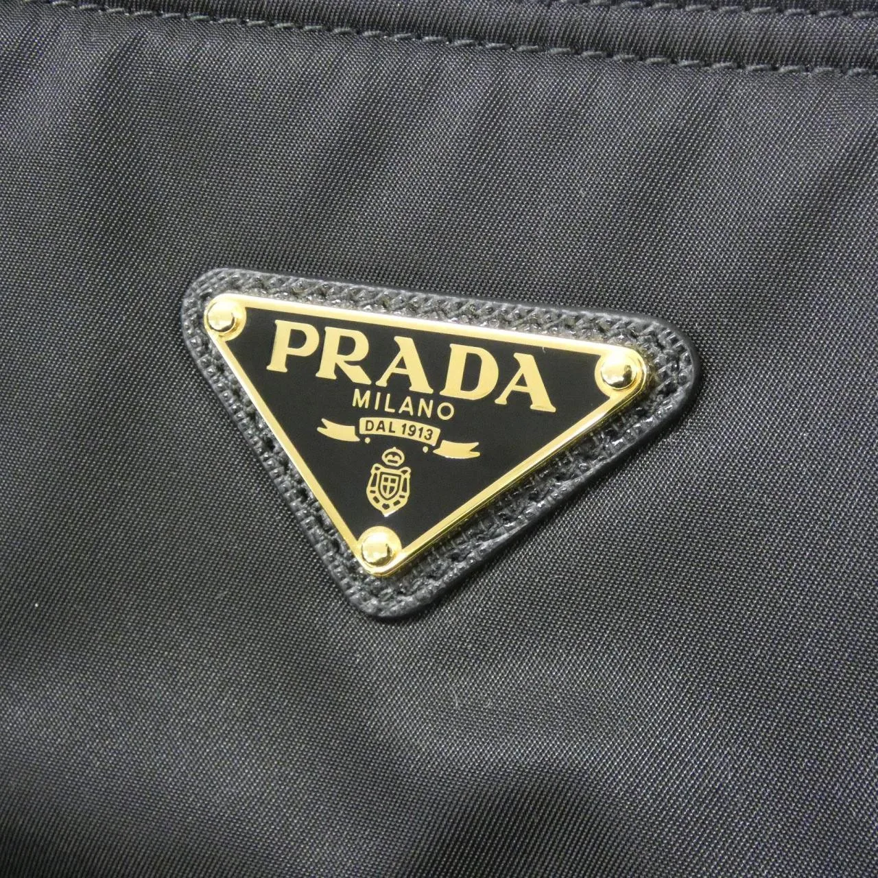 PRADA 1BG555 Handbag 黑色 中古品A - 縮圖 4