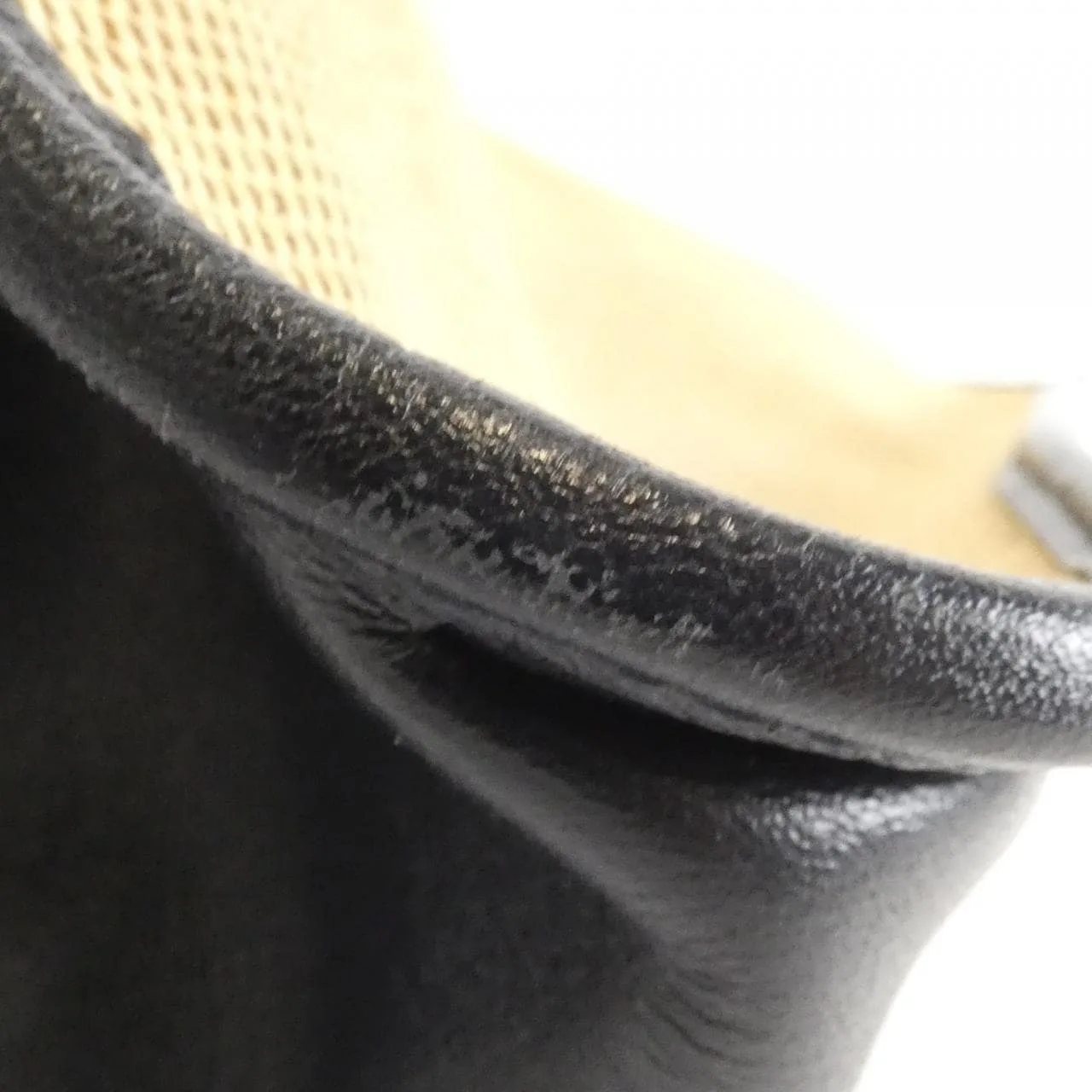 GUCCI Horsebit 1955 623694 H58GG 手提包 帆布 黑色 帆布 中古品B - 縮圖 4