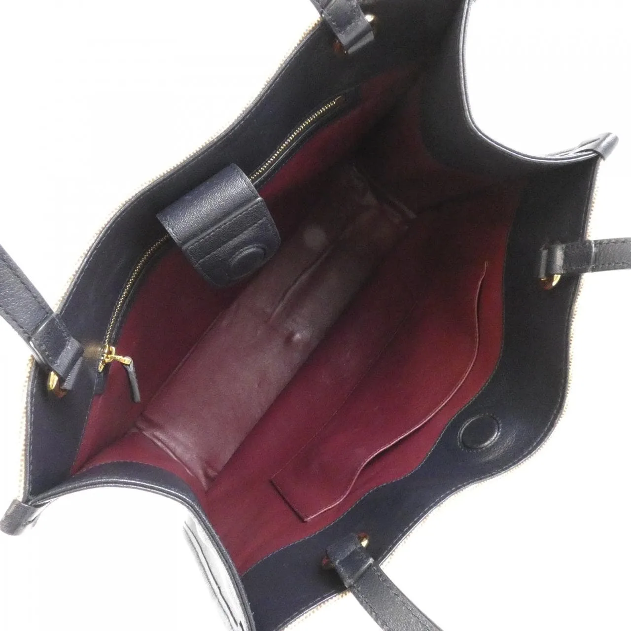 GUCCI Horsebit 1955 623694 H58GG 手提包 帆布 黑色 帆布 中古品B - 縮圖 8