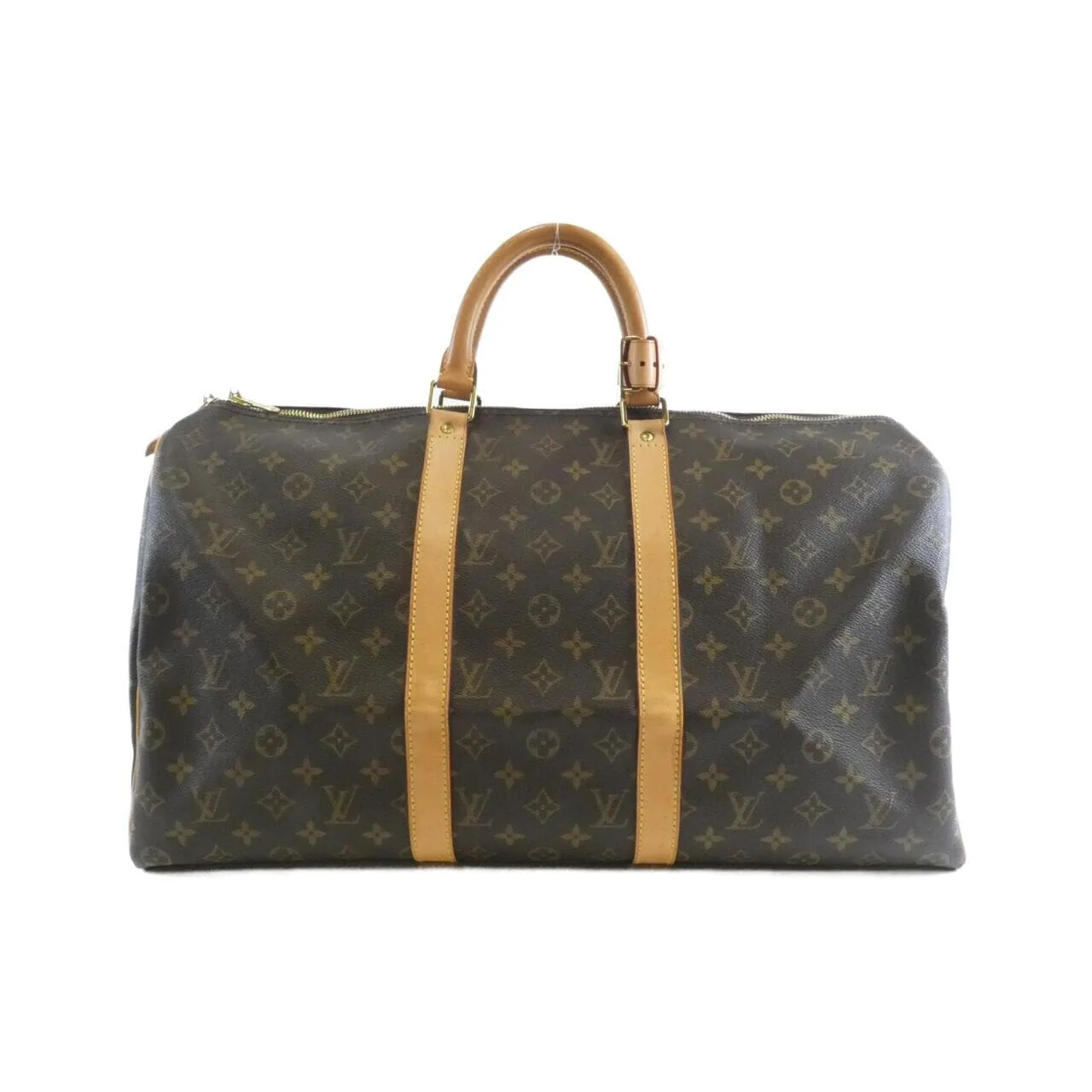 LOUIS VUITTON Keepall M41426 Boston Monogram Black