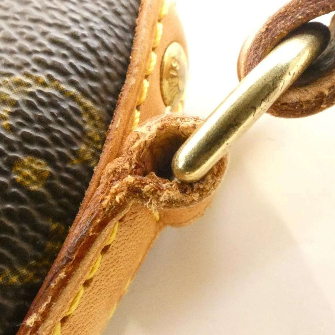 LOUIS VUITTON Drouot M51290 Shoulder Monogram 黑色 Monogram 中古品B - 縮圖 6