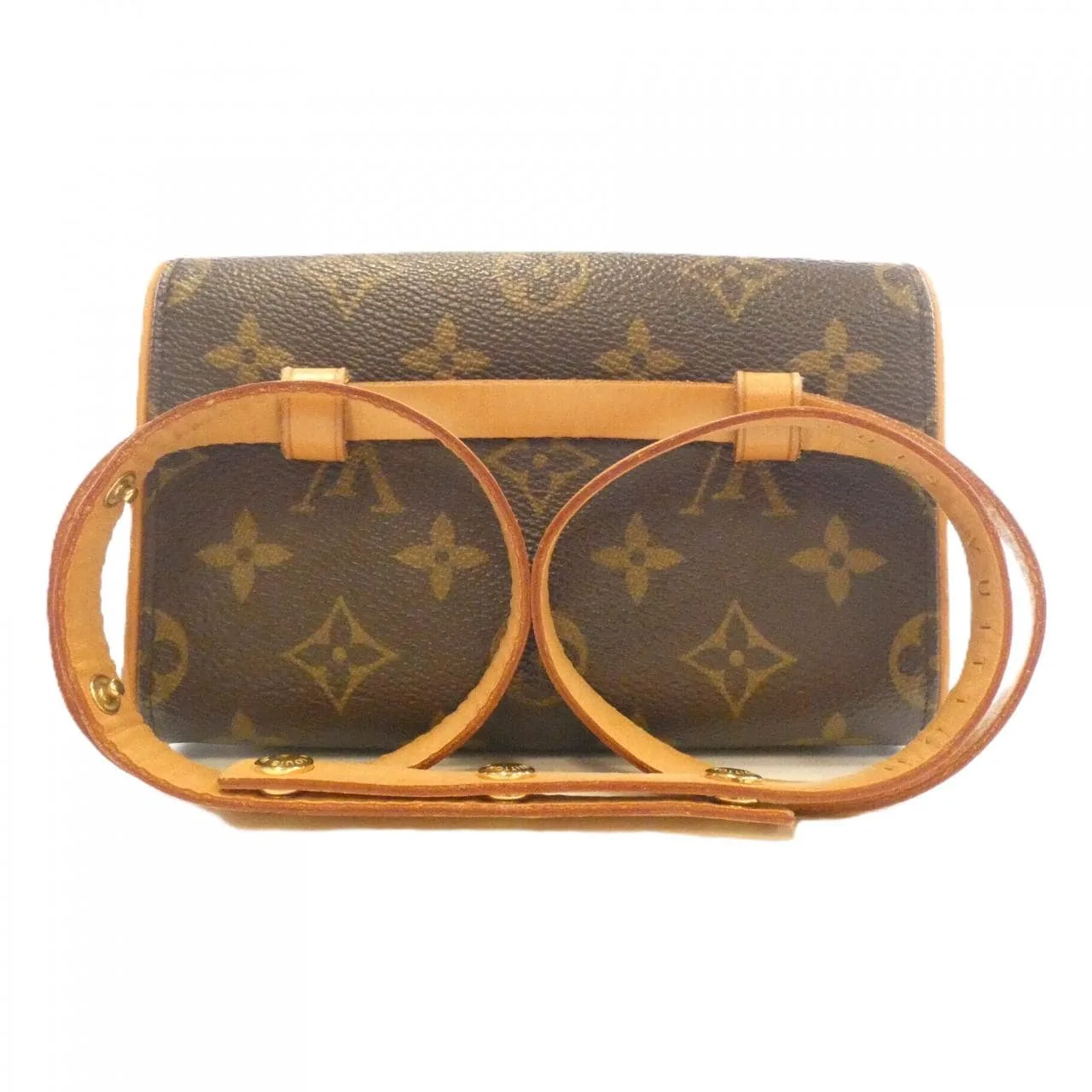 LOUIS VUITTON Pochette M51855+M67304 Belt Monogram 黑色 Monogram 中古品B - 縮圖 2