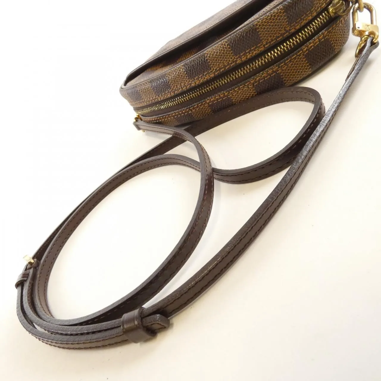 LOUIS VUITTON Pochette N51296 Shoulder Damier Black Damier Rank B - Thumbnail 7