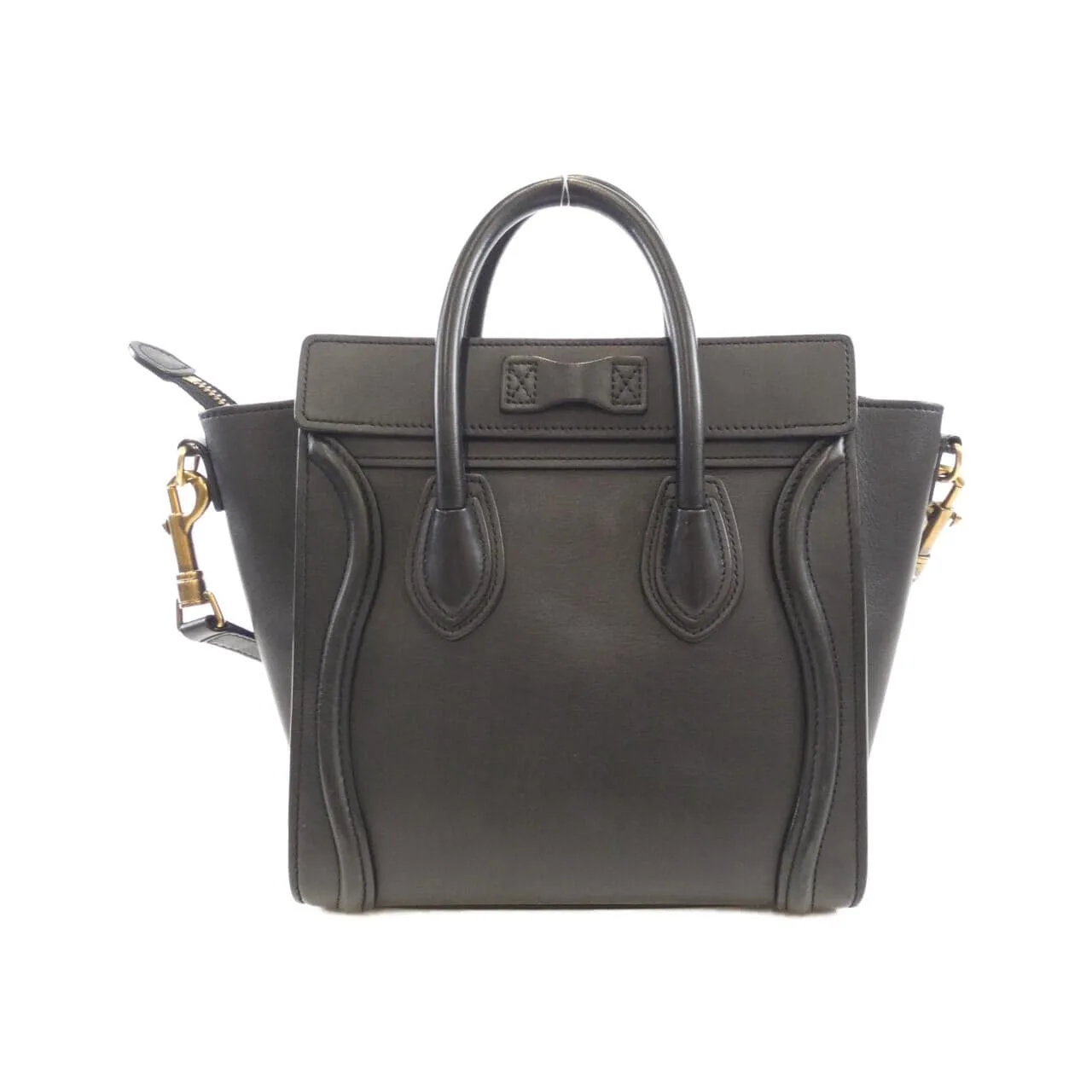 CELINE Luggage 189243HSC Handbag Black Rank B - Thumbnail 2