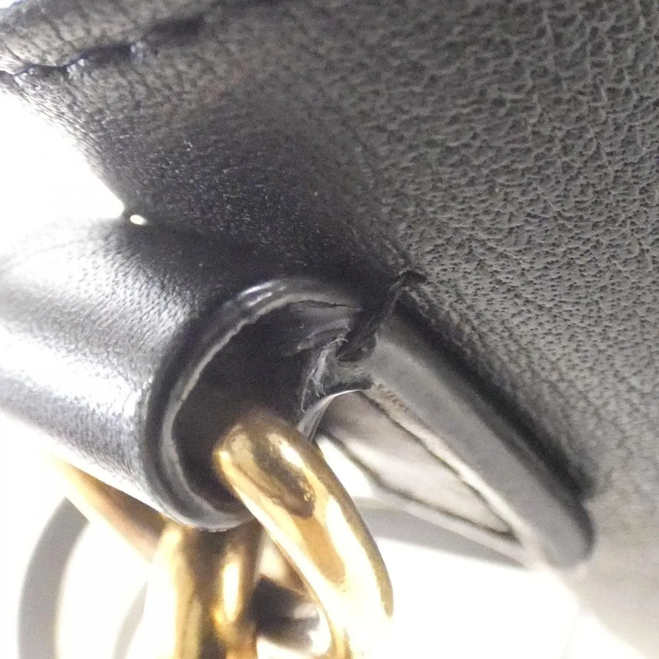 CELINE Luggage 189243HSC Handbag Black Rank B - Thumbnail 6
