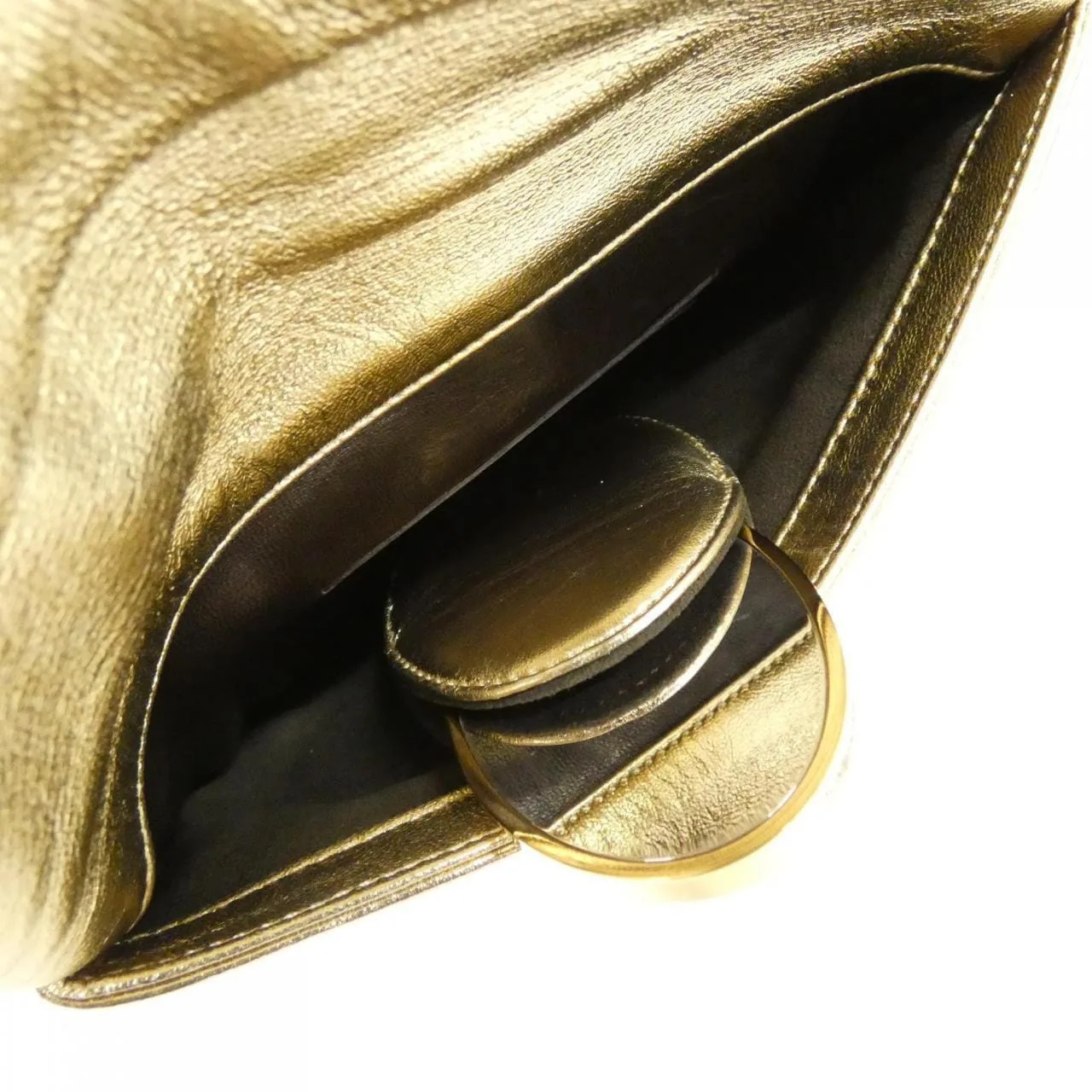 LOUIS VUITTON M95861 Handbag Lambskin Gold Lambskin - Thumbnail 9