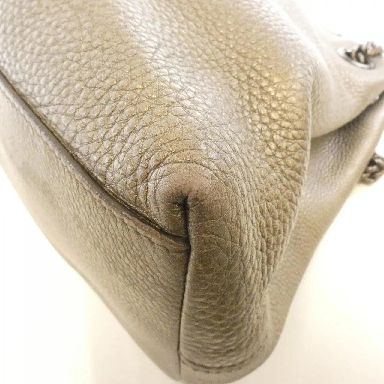 GUCCI 308982 AH90G Shoulder Leather 米色 皮革 中古品B - 縮圖 2