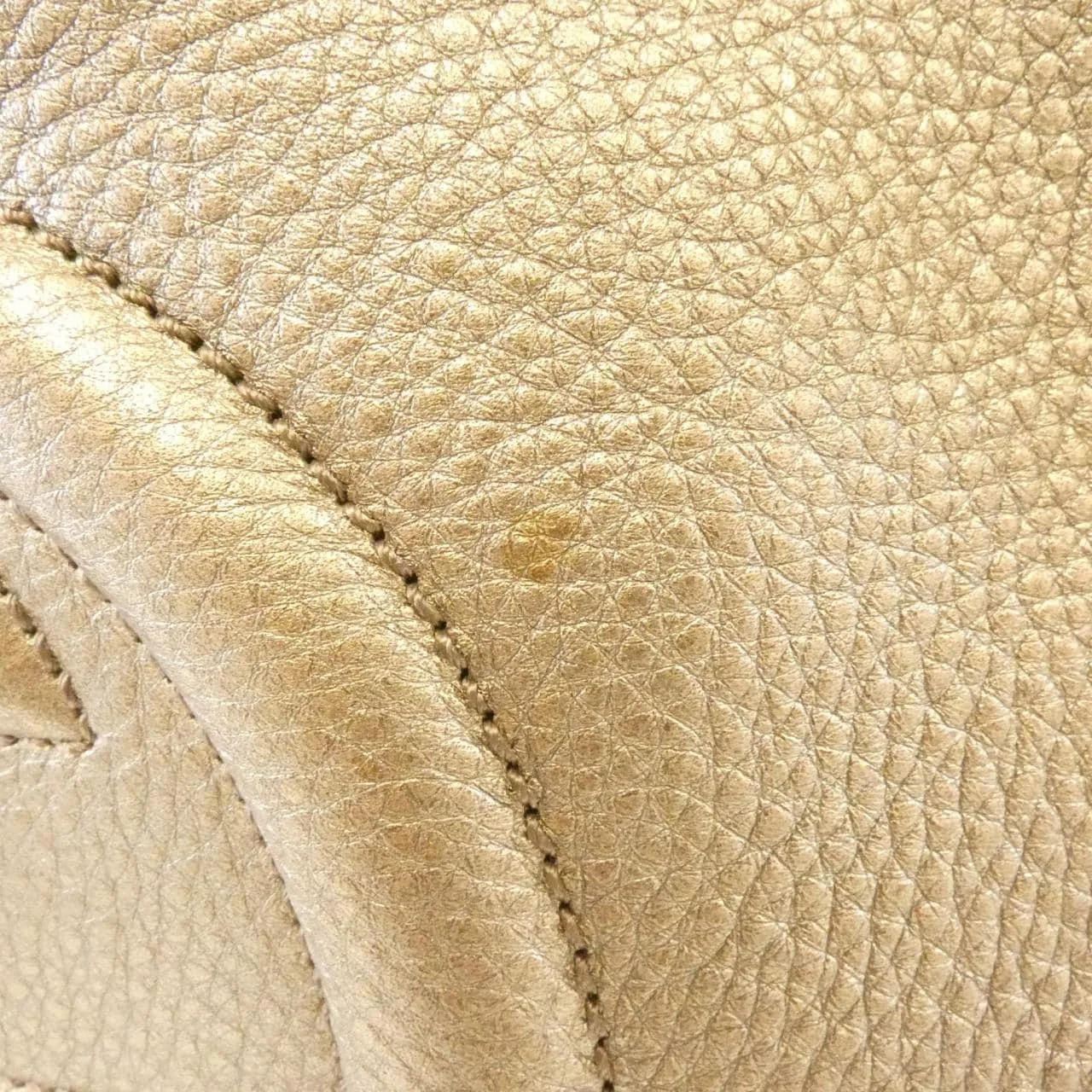 GUCCI 308982 AH90G Shoulder Leather 米色 皮革 中古品B - 縮圖 3