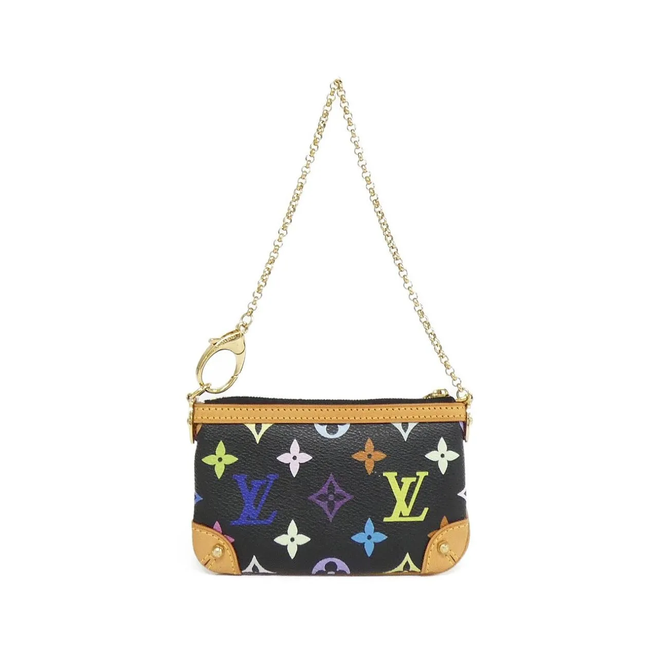 LOUIS VUITTON Pochette M60099 小斜揹包 帆布 2