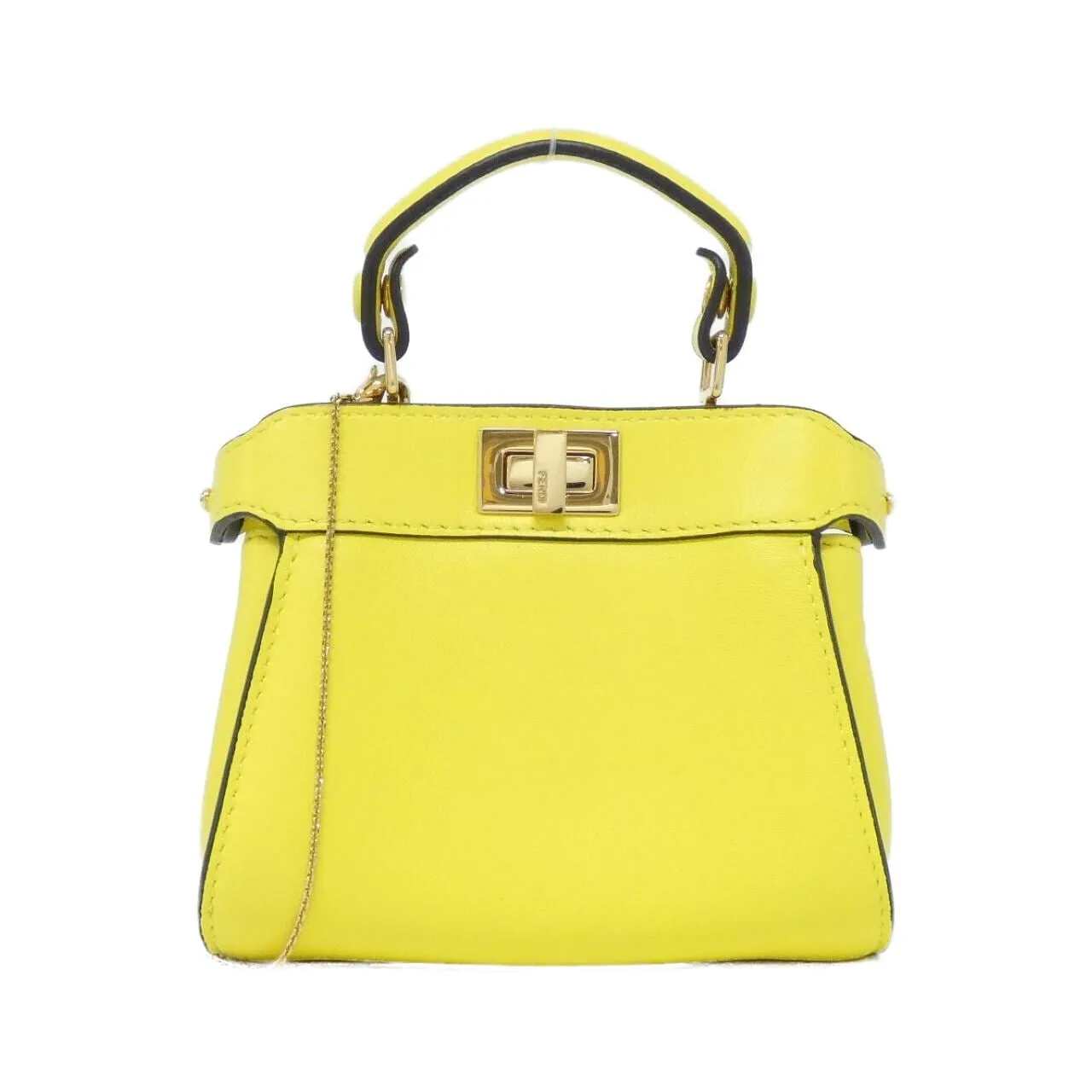FENDI Peekaboo 7AS294 ABVE 手提包 皮革 Black