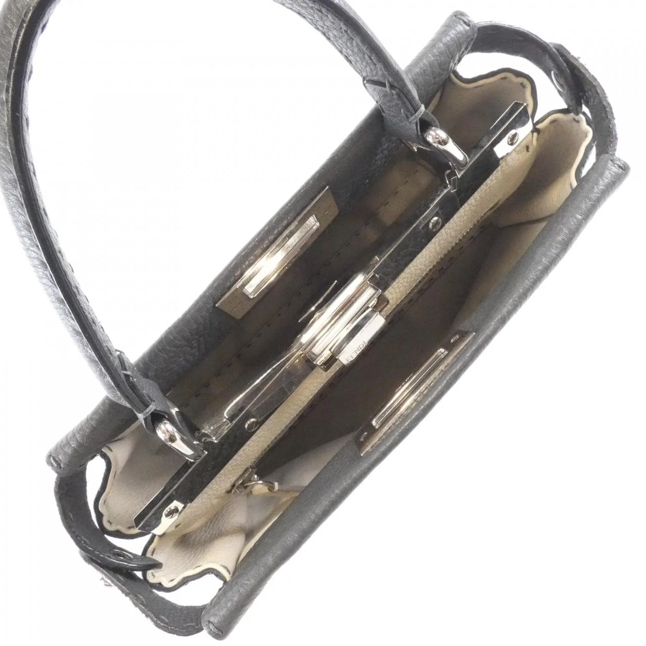 FENDI Peekaboo 8BN290 Q0J Handbag 黑色 中古品A - 縮圖 8