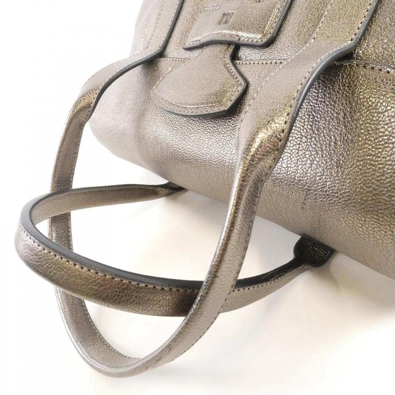 LOEWE 329 70 D38 Handbag Leather Black Leather - Thumbnail 6