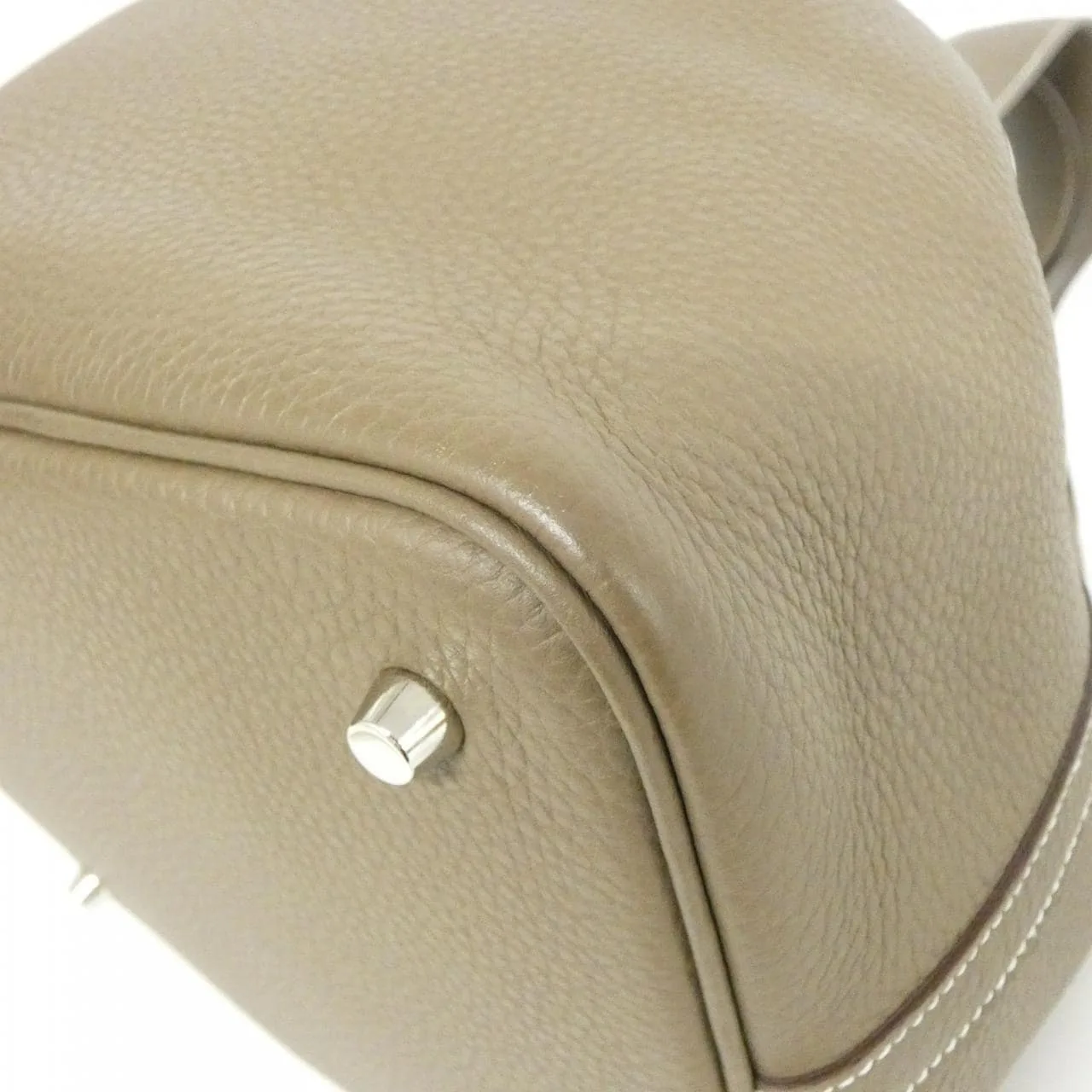 HERMES Picotin 060991CK Handbag Clemence 3