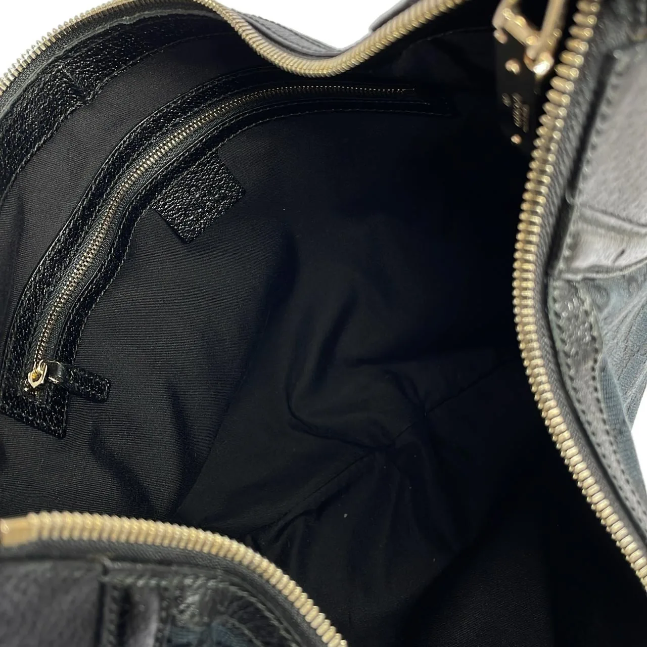 GUCCI 145764 肩背包 帆布 黑色 帆布 中古品A - 縮圖 8