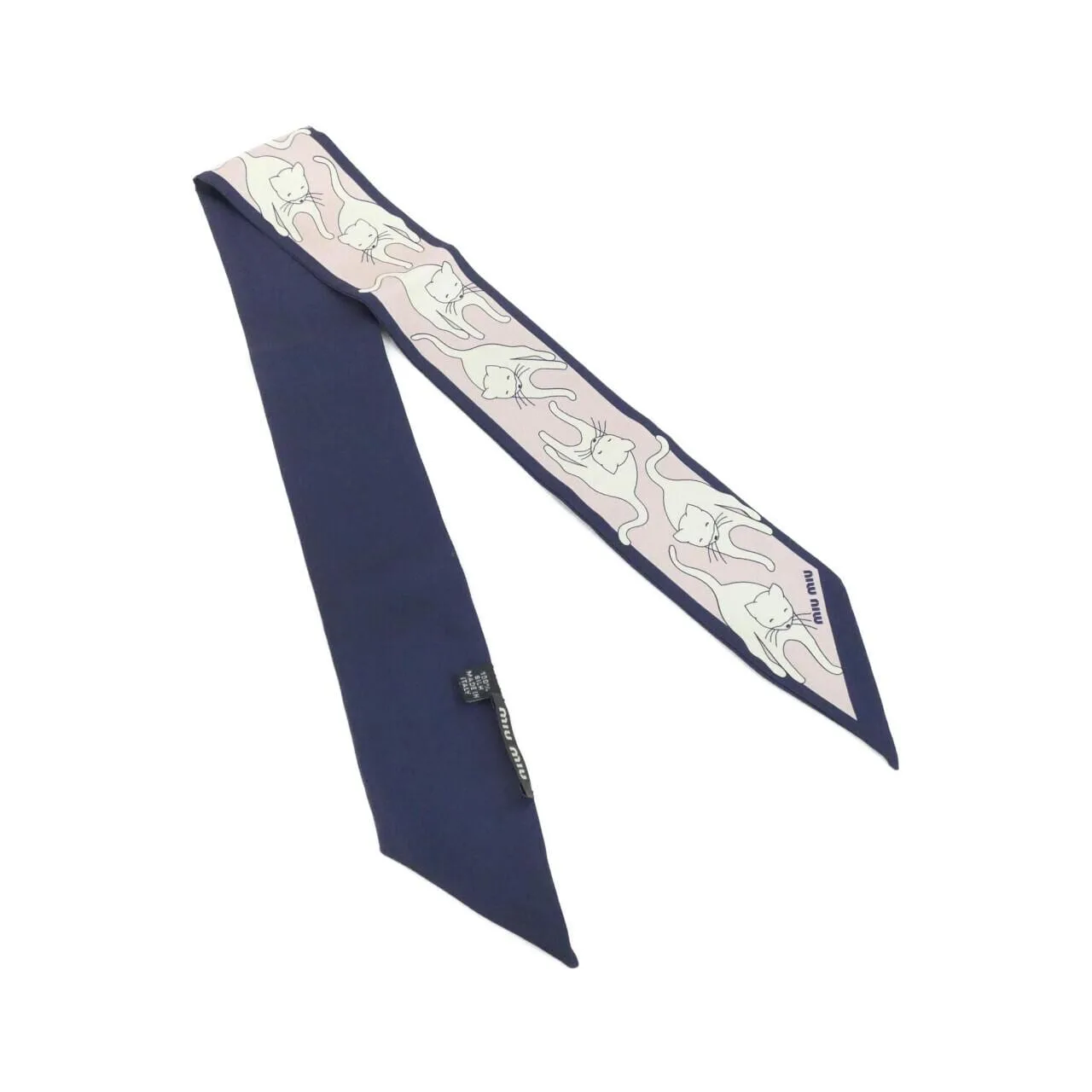 MIU MIU 5FF008 Scarf Black