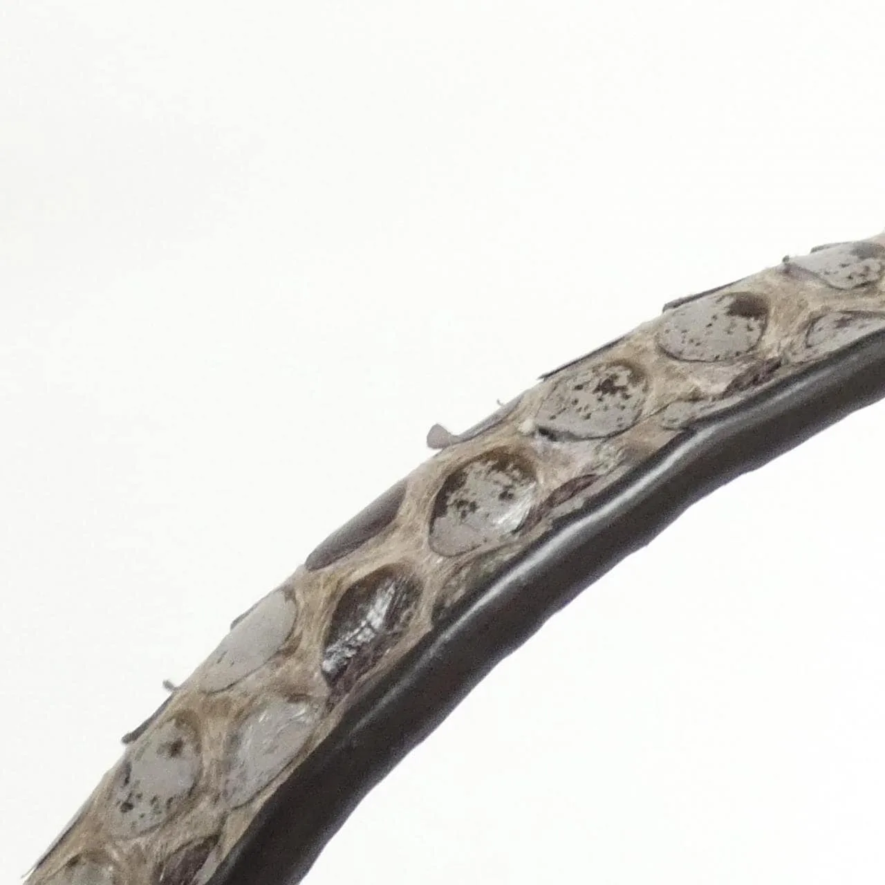 FENDI Peekaboo 8BN244 ALFW Handbag Python 灰色 蟒蛇皮 中古品A - 縮圖 7