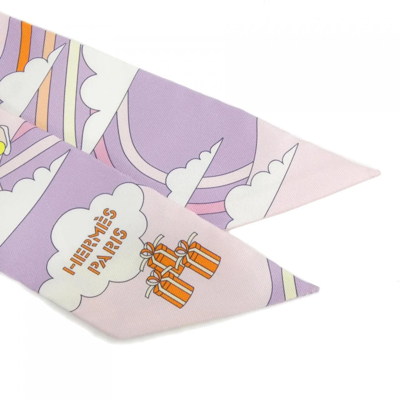 HERMES 063849S Scarf Black Rank A - Thumbnail 2