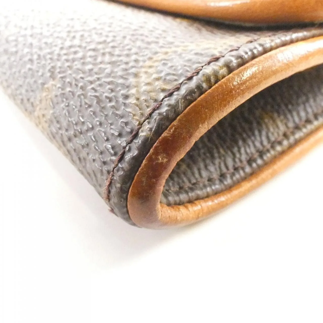 LOUIS VUITTON Pochette M51852 Shoulder Monogram 黑色 Monogram 中古品B - 縮圖 3