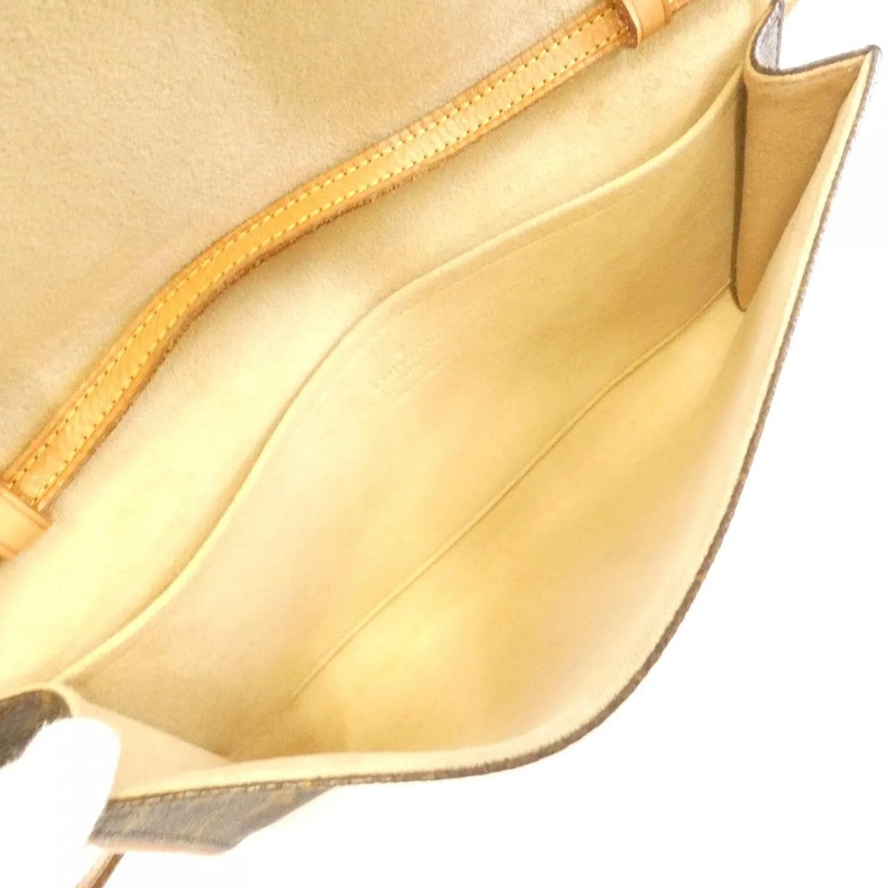 LOUIS VUITTON Pochette M51852 Shoulder Monogram 黑色 Monogram 中古品B - 縮圖 8
