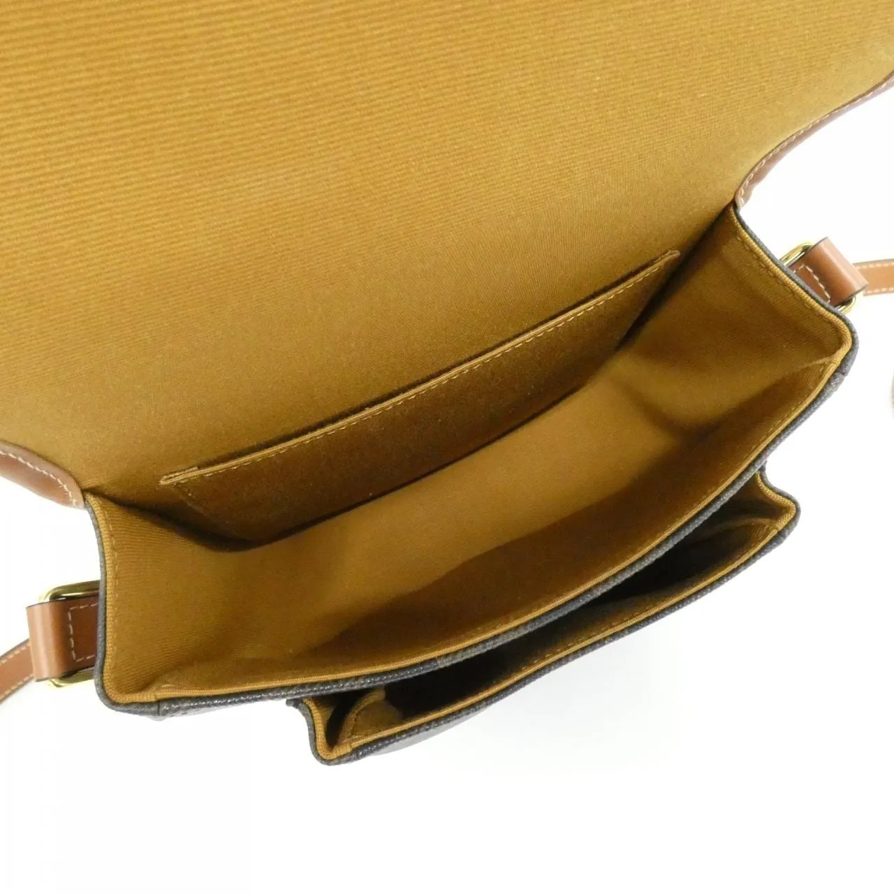 CELINE Triomphe 191502BZJ Shoulder Canvas Black Canvas - Thumbnail 9